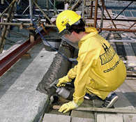 Concrete Preparation for Bonding Bridge NCC